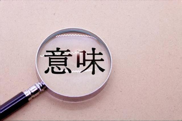 意味